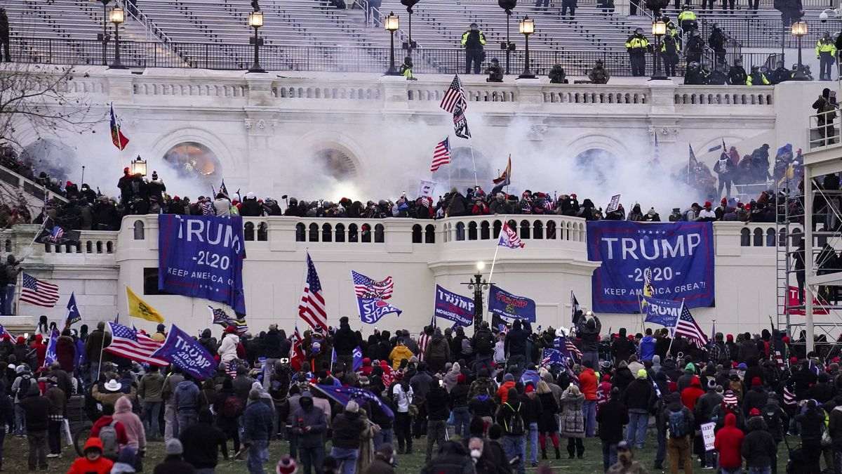 Capitol riot latest:: Man blamed for smoking cannabis on video charged