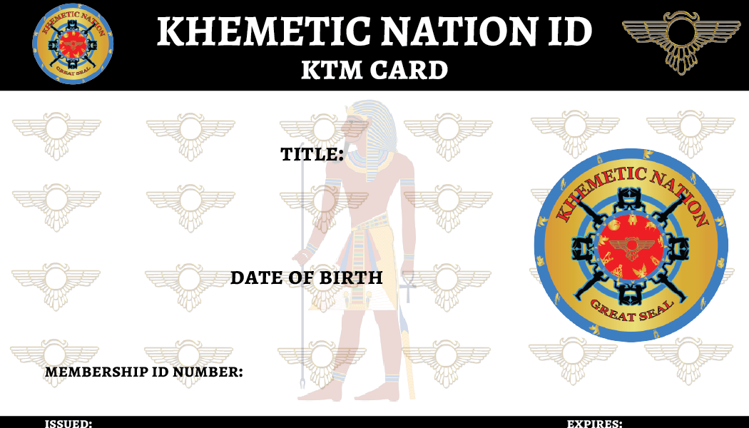 Khemetic Bloodline Member Card Replacement